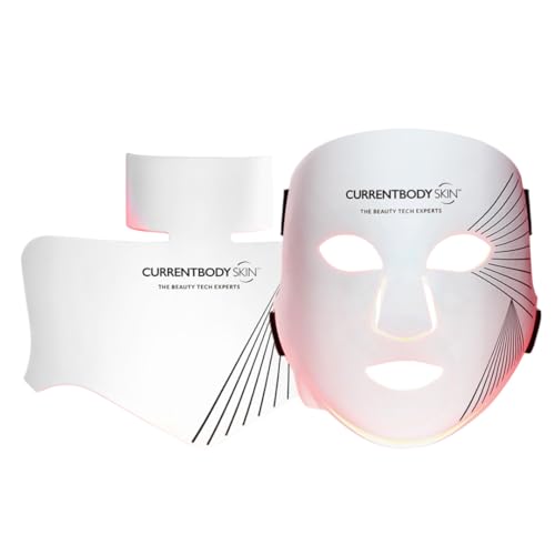 CurrentBody Kit de mascarilla LED para rostro y cuello: Serie 2 | A...