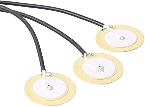 Liyafy Transductor piezoeléctrico autoadhesivo 3 en 1 Micrófono de...