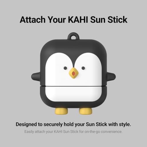KAHI Airy Fir Sun Stick S - SPF 50+ con llavero de silicona de ping...