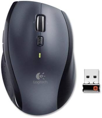 Logitech M705 Marathon - Ratón láser inalámbrico, frecuencia de 2.4...