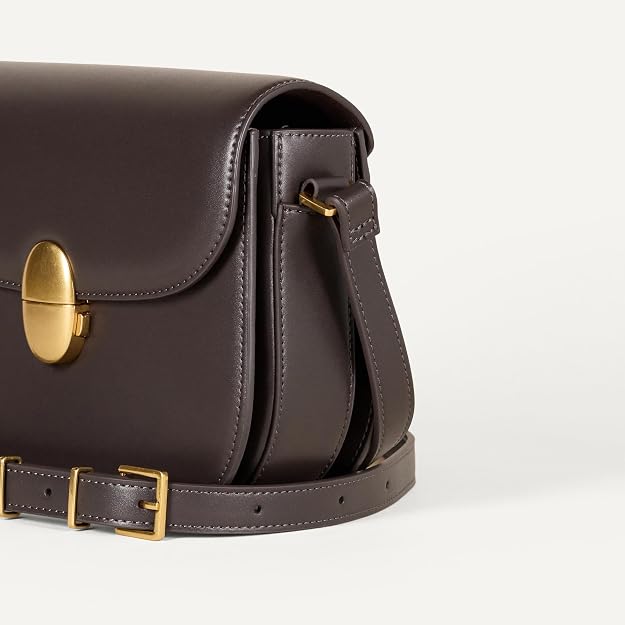 Amazon Essentials Bolso cruzado con solapa para mujer