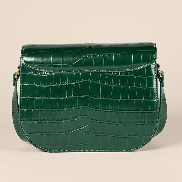 Amazon Essentials Bolso cruzado con solapa para mujer