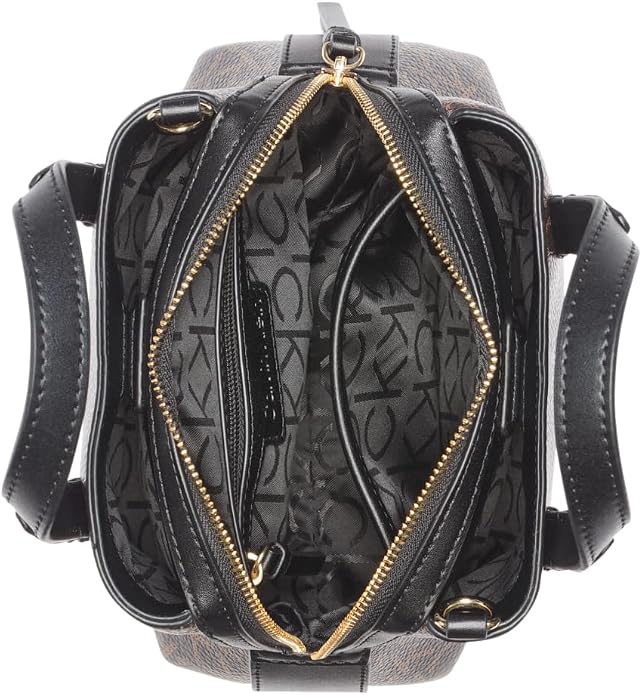 Calvin Klein Millie - Mini bolso cruzado 2 en 1 con compartimento triple
