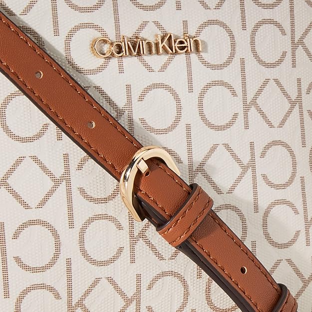 Calvin Klein Lucy - Bandolera cruzada con triple compartimento para mujer
