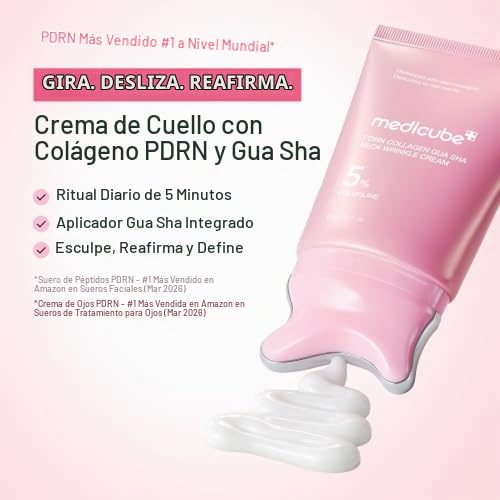 medicube Viral Collagen Duo: Crema antiarrugas Gua Sha y mascarilla...