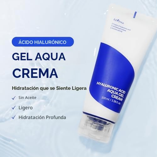 ISNTREE Gel solar diario de ácido hialurónico 1.7 fl oz, 1.69 onzas...