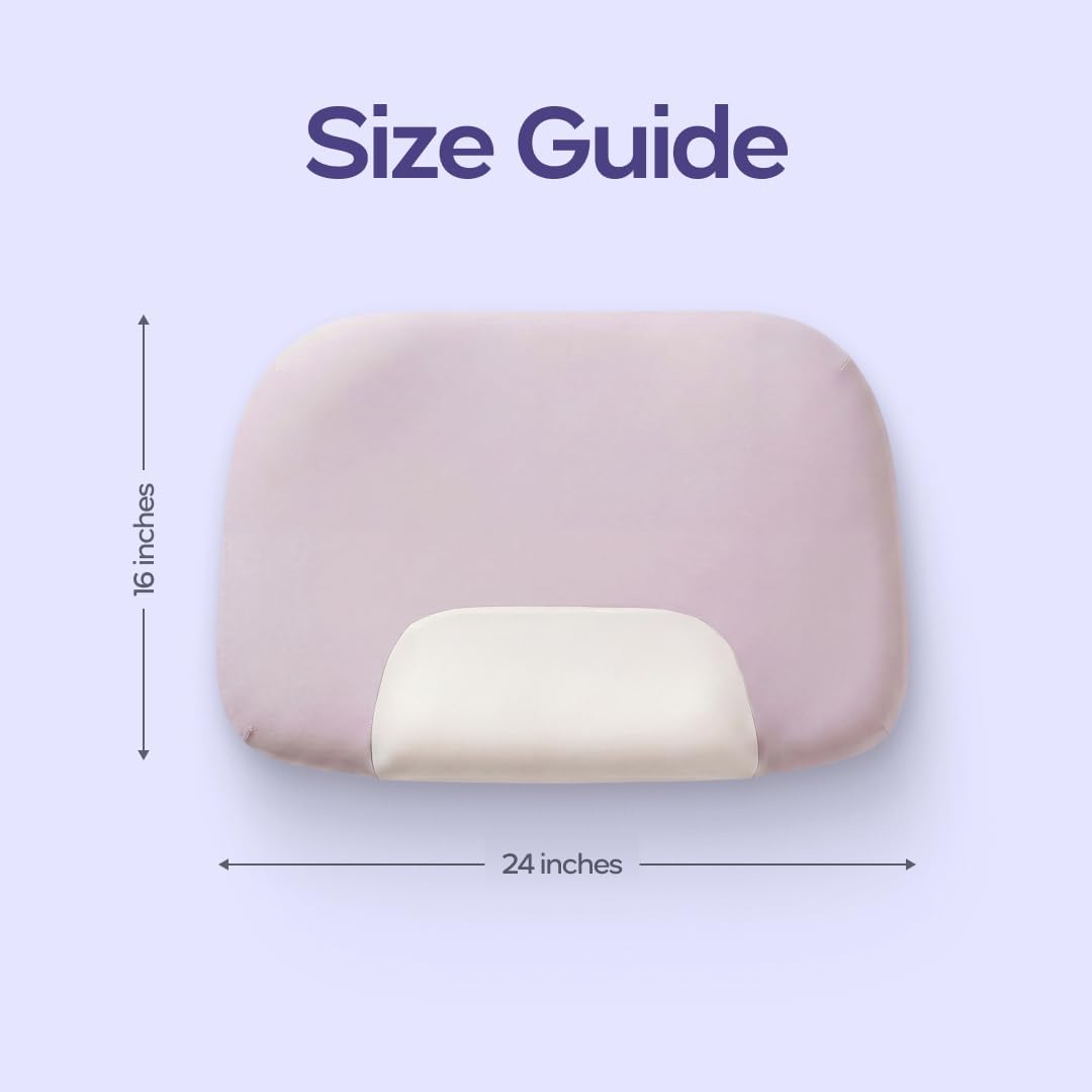 Mellow Halo - Almohada cervical para el cuello, almohada contornead...