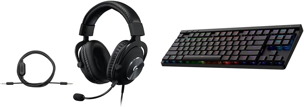 Logitech G Pro X SE Auriculares con cable para juegos + paquete de...