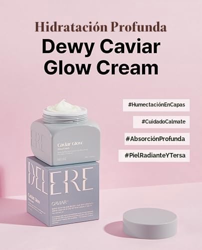 Delere Suero y crema Caviar Glow