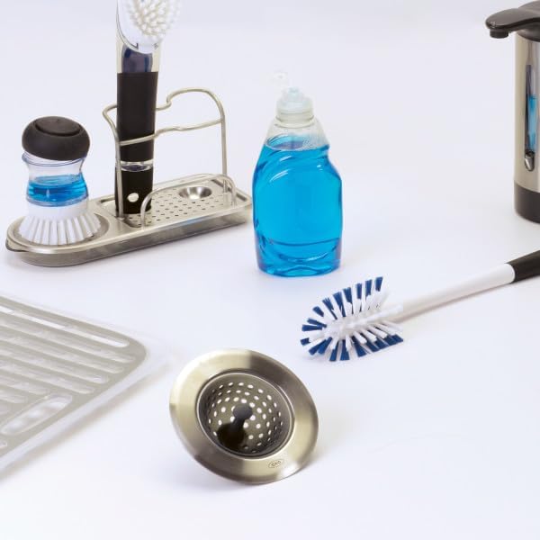 OXO Colador de drenaje de fregadero de silicona Good Grips | Atrapa...