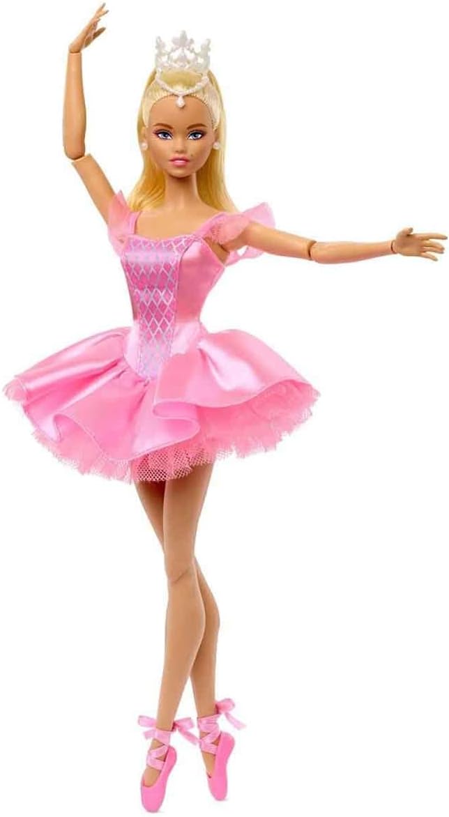 Barbie Signature Ballet Wishes - Muñeca rubia con tutú rosa | Muñec...