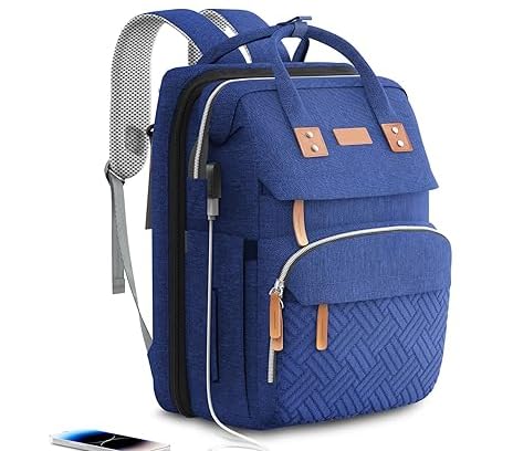 ISMGN - Mochila para pañales con cambiador, bolsa de bebé para mamá...