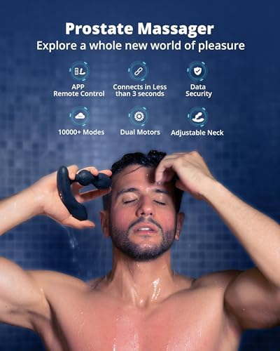 LOVENSE Edge 2 - Vibrador masajeador de próstata para hombres + spr...