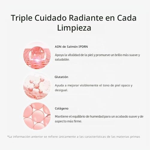 medicube Limpiador facial PDRN Pink Glutatión Cápsula Espuma Limpia...