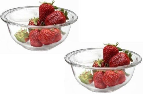 Pyrex Smart Essentials vidrio Bol para mezclar Sets, Transparente |...