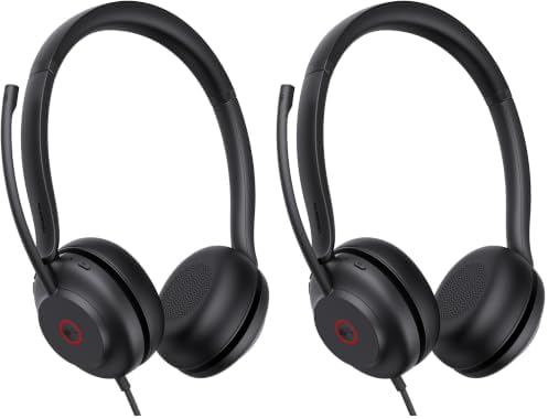 Yealink Auriculares con cable UH35, USB-A, micrófono con cancelació...