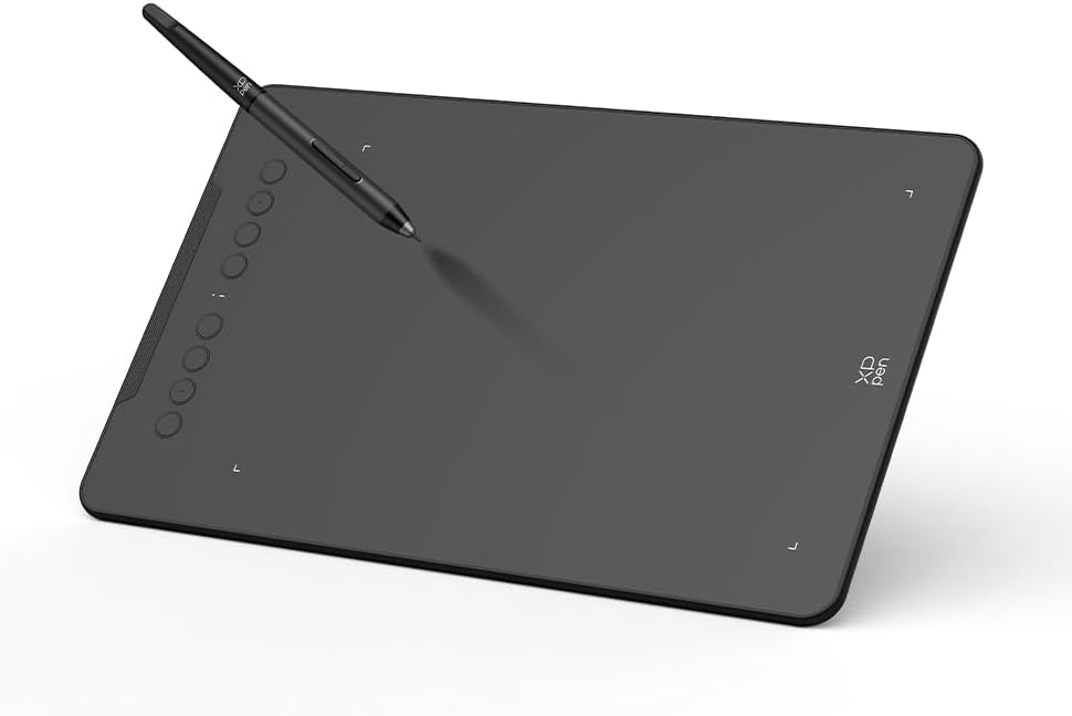 XPPen Deco mini7W V2 Tableta de dibujo inalámbrica, 16384 niveles d...