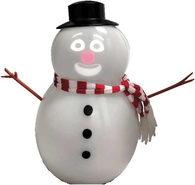 FrostByte Muñeco de nieve animado parlante con proyector y altavoz...