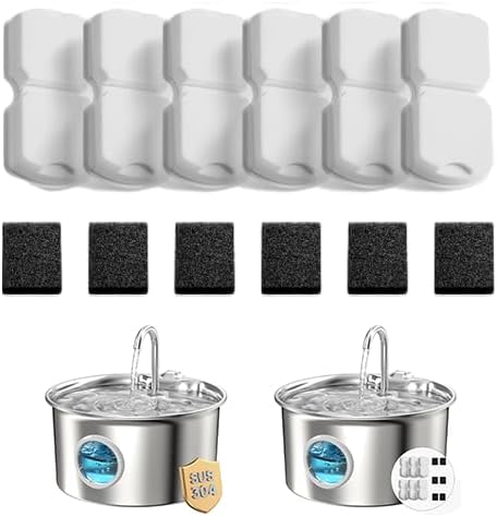 Filtro de fuente de agua para gatos ATMZIQXR: Reemplazo del filtro...