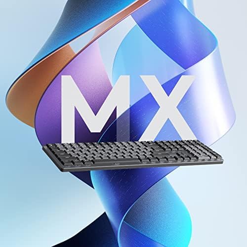 Logitech MX Teclado Inalámbrico Inalámbrico Iluminado Táctil - Graf...