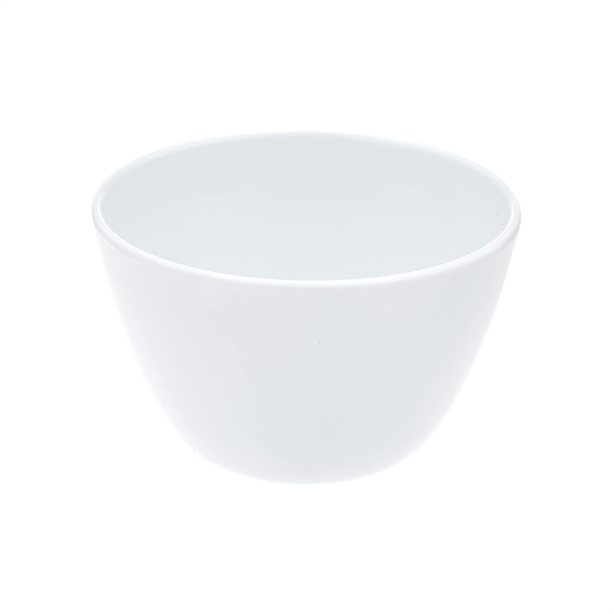 Amazon Basics Tazón redondo de melamina, 8 oz, blanco, juego de 6 p...