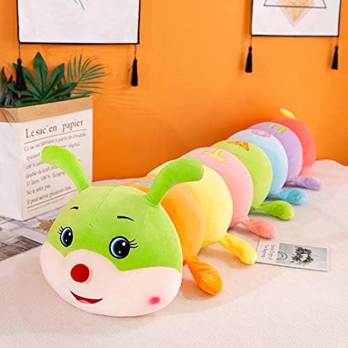 AOQI Almohada de Peluche Multicolor de Oruga Animal de Peluche Gran...