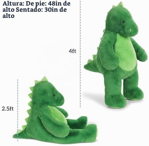 Vermont Teddy Bear Giant T-Rex Plush 4FT | USA Bear Hospital Care |...