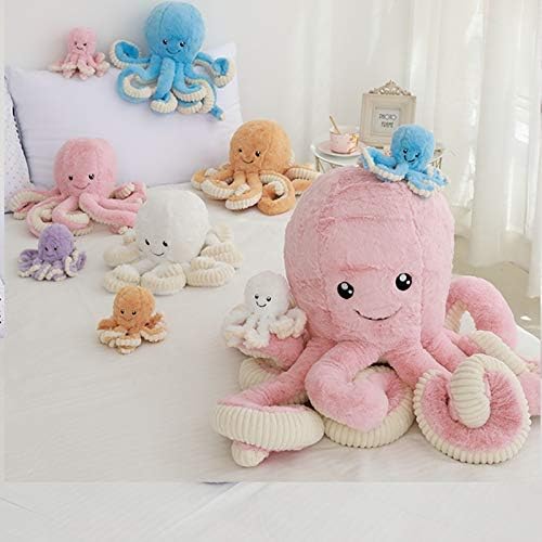 TONGSONG - Animales de peluche de pulpo de dibujos animados lindos,...