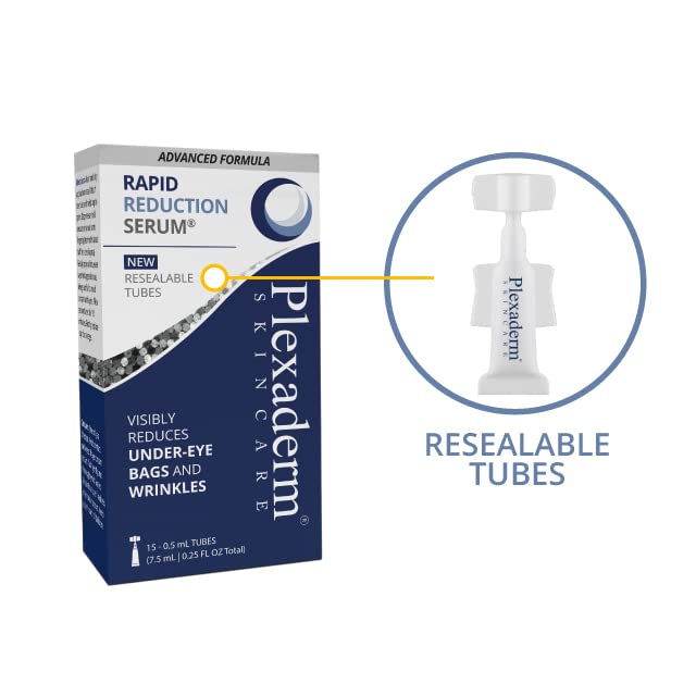 Plexaderm Suero de ojos de reducción rápida, fórmula avanzada, suer...