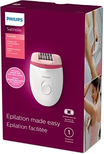 Philips Beauty Satinelle Essential - Depiladora compacta para mujer...