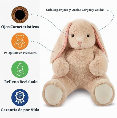 Vermont Teddy Bear Peluche gigante de conejo de Pascua de 4 pies |...