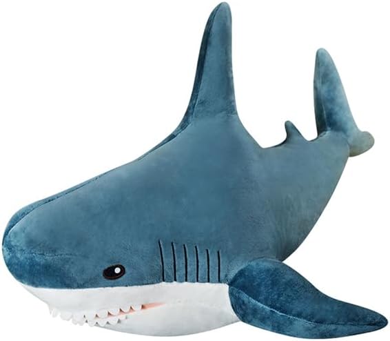 Ryttir Animales de Peluche de Tiburón Gigante XXXL de 47.2 Pulgadas...