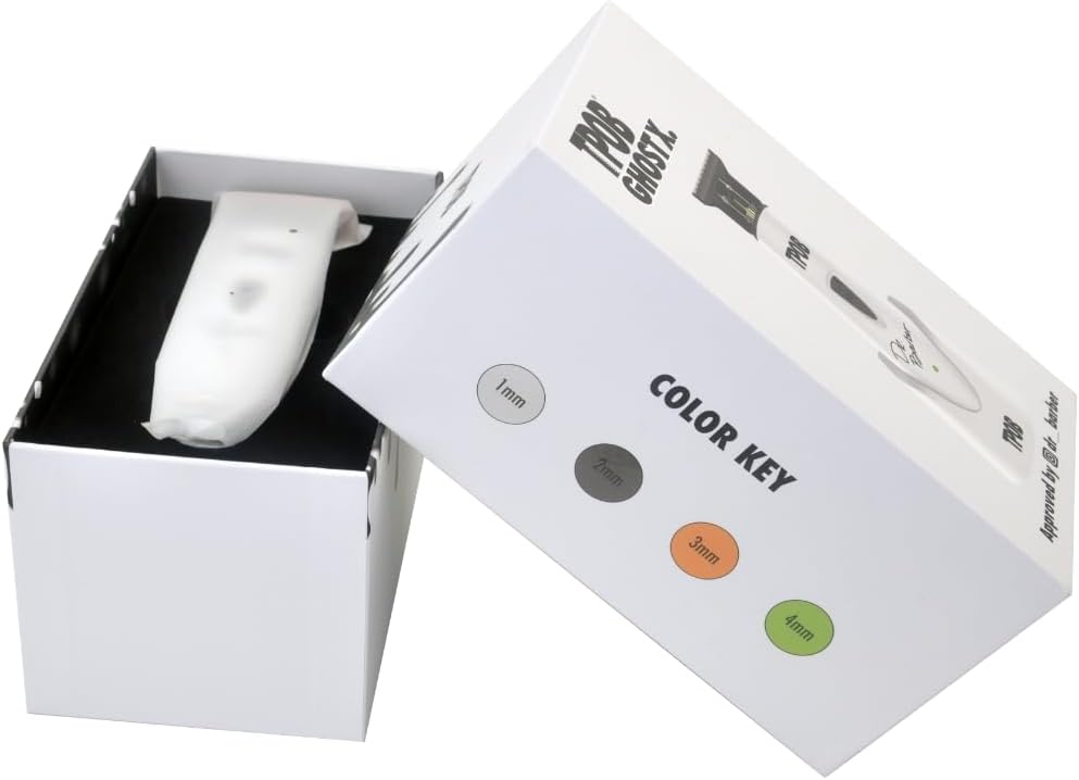 TPOB Ghost X Cortadora de barba y cortapelos para hombres, cortapel...
