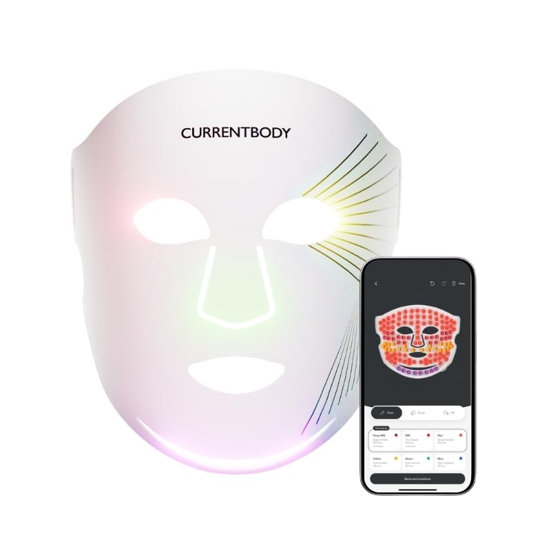 CurrentBody Máscara facial de terapia de luz LED: Serie 3 | 6 longi...