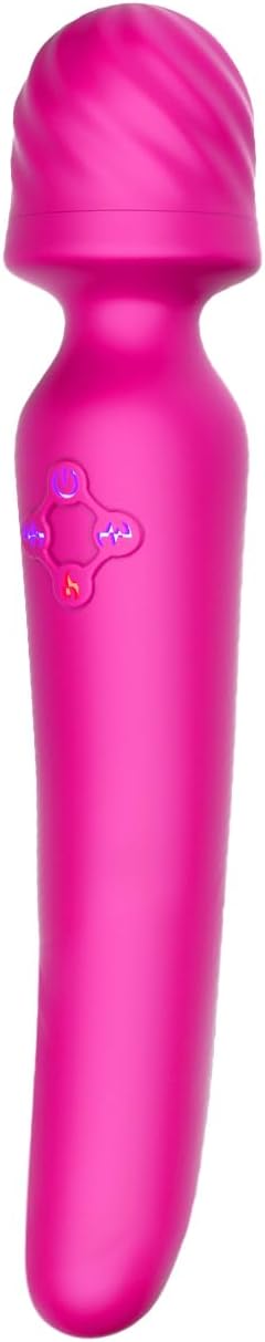 FUECHU Masajeador de mano inalámbrico, impermeable, recargable por...