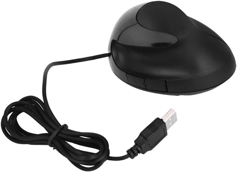 MOPFOL Ratón vertical 1200DPI - Diseño ergonómico con cable USB par...