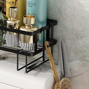 Godboat Organizador de baño, almacenamiento sobre el inodoro, estan...