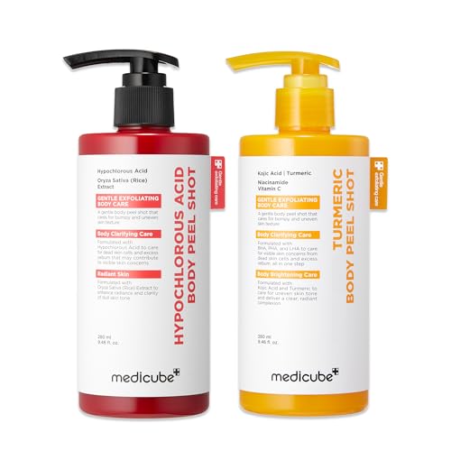 medicube Body Peel Shot Duo - Disparo corporal con ácido hipocloros...