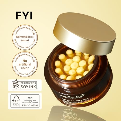 medicube Piel Impecable: Hidratante Facial en Cápsula Dorada Profun...