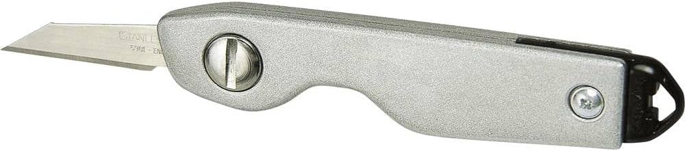 Stanley 0-10-598 Cuchillo utilitario plegable, plateado