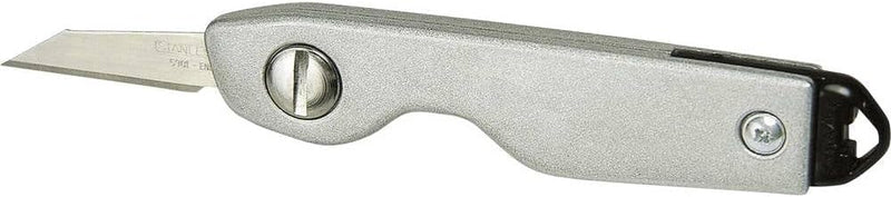 Stanley 0-10-598 Cuchillo utilitario plegable, plateado