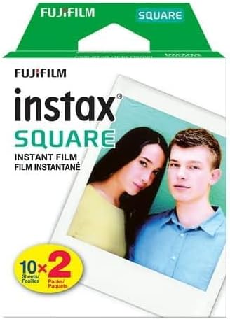 Fujifilm Paquete de 10 películas instantáneas cuadradas (100 exposi...