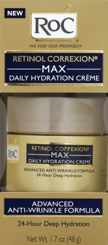 RoC Retinol Correxion Max Hidratación diaria hidratante facial anti...