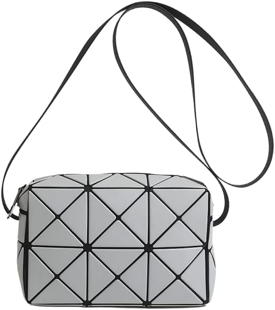 Bolso cuadrado pequeño, rombo geométrico, bolso de la caja de Cupid...