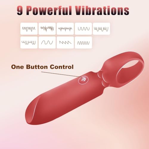 DFEUSY Vibrador propulsor en forma de boca de rosa y mini vibrador...