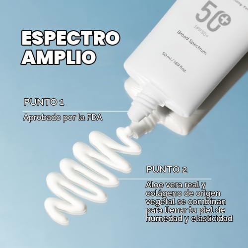 TIRTIR Hydro UV Shield Protector solar | SPF 50+ amplio espectro UV...