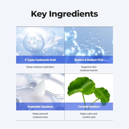 ISNTREE Gel solar diario de ácido hialurónico 1.7 fl oz, 1.69 onzas...