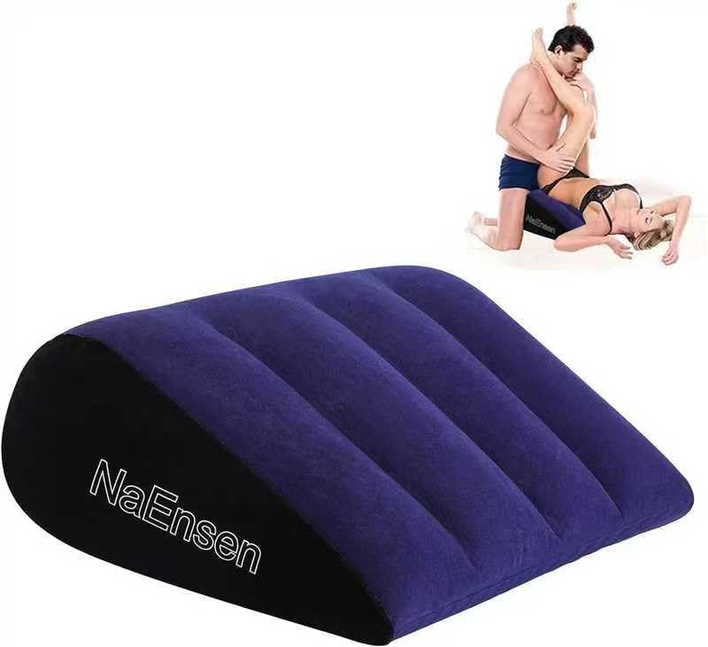 Sex Toys - Cojín de cuña con posición triangular, rampa inflable pa...