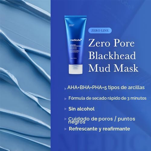 Medicube - Máscara de barro de puntos negros con cepillo de gelatin...