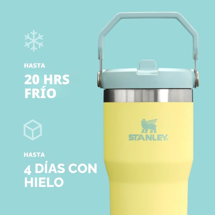 Stanley IceFlow Vaso de Acero Inoxidable - Botella de Agua con Aisl...